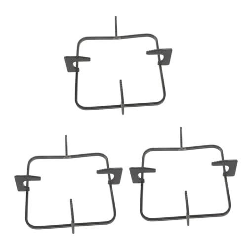 OSALADI 3 Stk gasherd halterung Untersetzer Herdplatte Diffusor rutschfester Ofenständer kitchen accessories mutfak aksesuarları eisenpfanne Ofenhalter aus Gusseisen küchenherd halterung von OSALADI