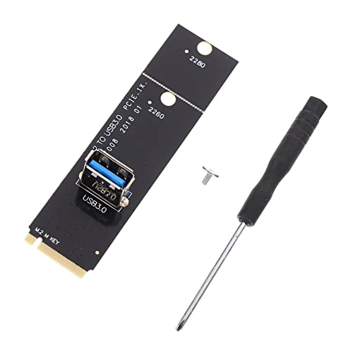 OSALADI 4 Stück Riser-Karte Computer-erweiterungskarten Express-erweiterungskarten Pci-USB-Adapter Computer Pcie USB 3.0 Karten USB-erweiterungskarten Für Computer Leiterplatte Black von OSALADI