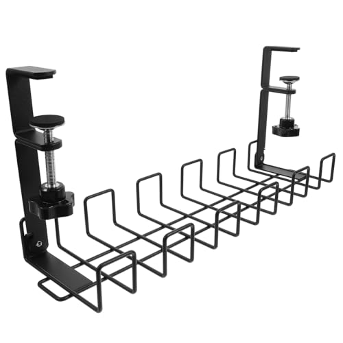 OSALADI Kabelmanagement Rack Unter Dem Tisch Kabelmanagement Halterung Kabelbuchsenhalterung Kabelhalter Unter Dem Schreibtisch Kabel Organizer Unter Dem Schreibtisch Kabel Organizer von OSALADI