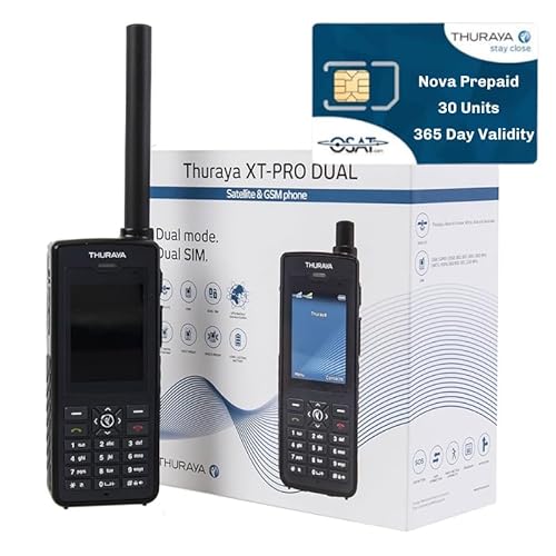 OSAT Thuraya XT-PRO Dual Satellitentelefon (3. Nova SIM mit 30 Einheiten) von OSAT