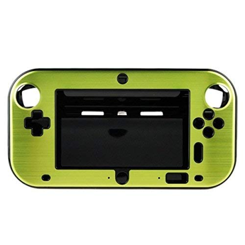 OSTENT Anti-Schock Hard Aluminium Metall Box Cover Case Shell kompatibel für Nintendo Wii U Gamepad Farbe Grün von OSTENT