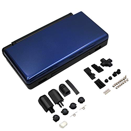 OSTENT Full Repair Parts Ersatzgehäuse Shell Case Kit Kompatibel für Nintendo DS Lite NDSL Farbe Blau und Schwarz von OSTENT