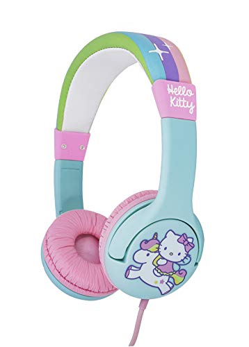 OTL Technologies HK0760 Kids Headphones - Hello Kitty Rainbow Wired Headphones for Ages 3 to 7 Years von OTL Technologies