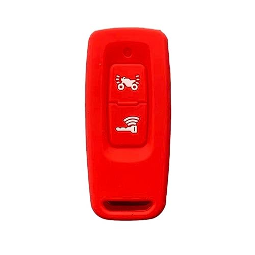 OTMIK Silikon Autoschlüssel Hülle für Honda ADV 350 PCX 125 PCX160 AV 350 SH350i Vision 110 2 Knöpfe Halterung für die Fernbedienung (Rot) von OTMIK
