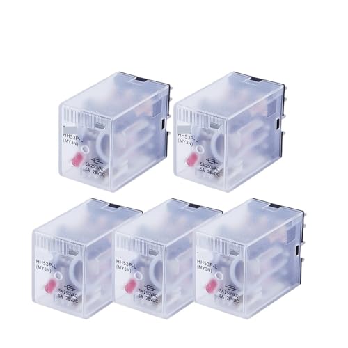 5PCS Power Relay New Type Frosting Relay HH53P MY3NJ 11Pin AC6V12V/AC24V/AC110V/AC220V 380V Copper Coil OTRYVBEHY(AC6V) von OTRYVBEHY
