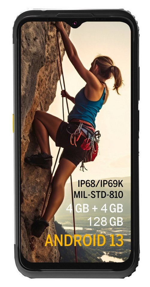 H6 L Rugged Smartphone (16,56 cm/6,52 Zoll, 50 MP Kamera, IP68/IP69K/MIL-STD-810H - zertifiziert) von OTTO