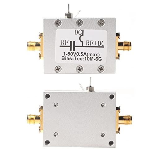 Bias Tee Industrie 1 Stück 10 MHz 6 GHz Bias Tee 10 MHz 6 GHz Breitband-Radiofrequenz-Mikrowellen-Koaxial-Bias-TV-Tuner für PC von OUCRIY