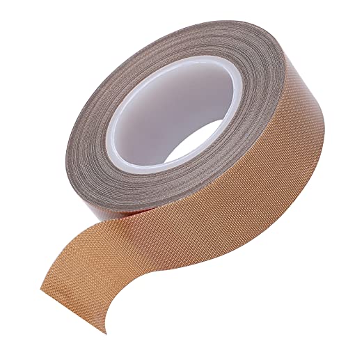 OUCRIY PTFE-Bandrolle, Hochtemperatur-Klebstoff, Dichtungsisolierung, Thermowerkzeug für Vakuumierer, Klebeband (Dicke 0,25 * Breite 13 mm * Länge 10 m) von OUCRIY