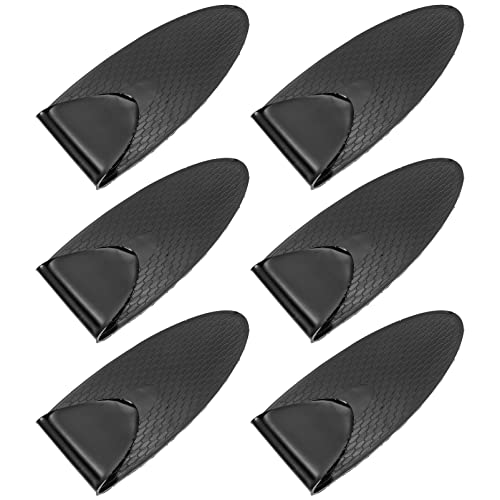 OUNONA 6St Handy Antirutschmatte Handy Auto Pads Matten rutschfeste Matte für das armaturenbrett Dashboard mat armaturenbrett handyhalterung Anti-Rutsch-Matte für Autotelefone Pu Black von OUNONA