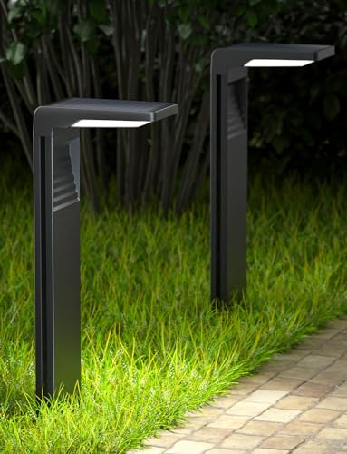 OUSFOT Wegeleuchten Außen solar [2 Stück] IP65 Solarleuchten Solarstrahler für außen Garten Wasserdicht 30 LEDs Solar Strahler Außen mit 2 Beleuchtungsmodi Gartenbeleuchtung für Garten/Terrasse/Wege von OUSFOT