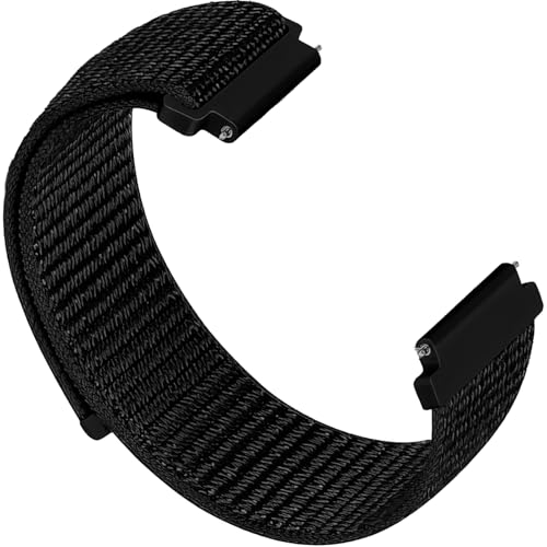 OUTPUTBT Nylon Uhrenarmbänder 18mm Kompatibel mit HUAWEI Watch GT 4 41mm Ersatzarmband für Cloudpoem/Nemheng/HUAKUA/HANNAH MARTIN Armband für Garmin Vivoactive 4S/Forerunner 255S Damen Herren von OUTPUTBT