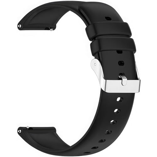 OUTPUTBT Silikon Uhrenarmbänder 16mm 18mm 19mm 20mm 22mm 24mm Kompatibel mit Garmin Samsung Amazfit RUIMEN Tensky Huawei Smartwatch Ersatzarmband Quick Relese Armband Kinder Mädchen Junge Damen Herren von OUTPUTBT