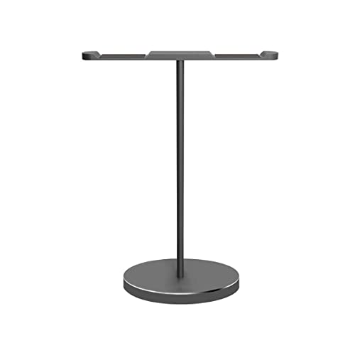 OUYUE Kopfhörer Halter Vertikaler Ständer Aus Aluminiumlegierung, Desktop-Kopfhöreraufhänger, Spieltischzubehör, Headset-Ständer/Rack Kopfhörerständer(Grey) von OUYUE