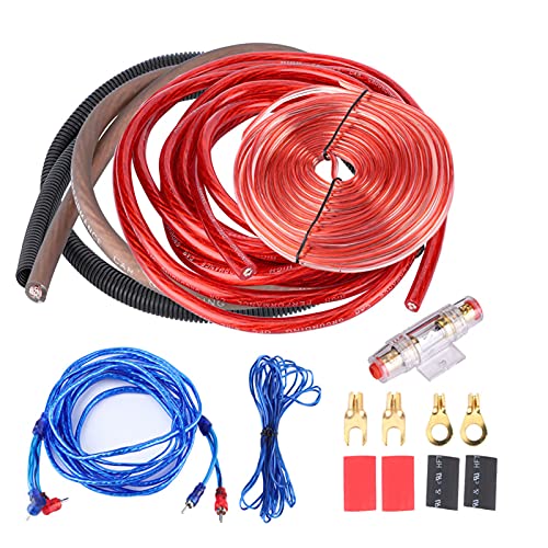 4 Gauge Car Audio Subwoofer Verstärker Kabel Kit Hohe Dichte Leitfähigkeit PVC Jacke 2800W Universal Installation 4 Gauge Car Audio Subwoofer Verstärker Kabel Kit Hohe Dichte Leitfähigkeit PVC Jacke 2800W Universal Installation von OVAQUIXI