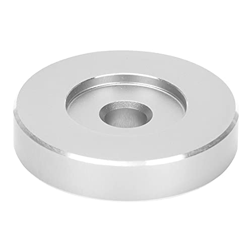 Aluminium-Plattenspieler-Adapterklemme, Stabile Drehung für Schallplatten mit Großen Löchern, Hohe Klangqualität, Kompatibel mit den Meisten Schallplatten mit Großen Löchern von OVAQUIXI