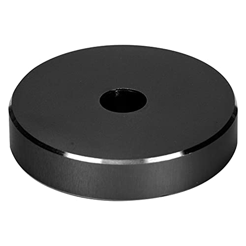 Aluminium-Plattenspieler-Adapterklemme, Stabile Drehung für Schallplatten mit Großen Löchern, Hohe Klangqualität, Kompatibel mit den Meisten Schallplatten mit Großen Löchern von OVAQUIXI