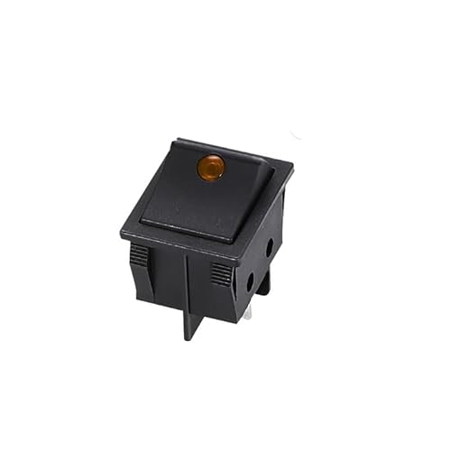 KCD4 Rocker switch ship type switch rocker power button 4/6PIN red light green light 31x25mm16A/30A 250v ON-OFF/ON-OFF-ON(YELLOW) von OVSHPUZV