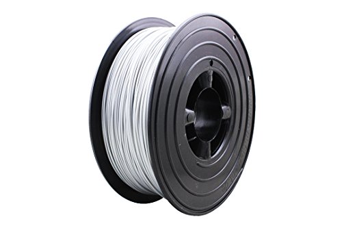 OWL-Filament Premium 3D PLA Filament RAL9006 1kg 1,75mm Made in Germany (Weiß Alu Metallic) von OWL-Filament