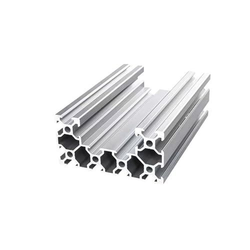 Aluminium T-Linearführung,Linearschlitz-Extrusion, 1 Stück Silber 4080 V Nut Aluminiumprofil Eloxiertes extrudiertes Aluminium 3D Drucker Führungsschiene(1000mm) von OXOLAMRIN