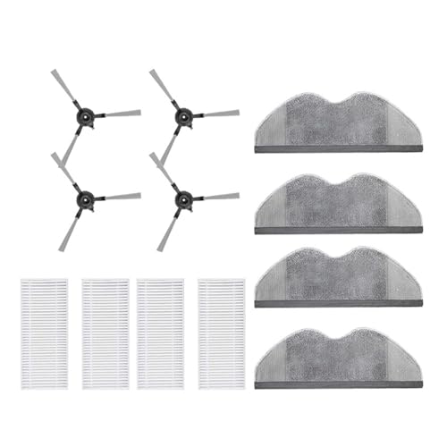 Kompatibel mit Roboter Staubsauger E5 C108 Ersatzteile Zubehör Seitenbürste Mopp Tuch Filter von OYUCDAGQ