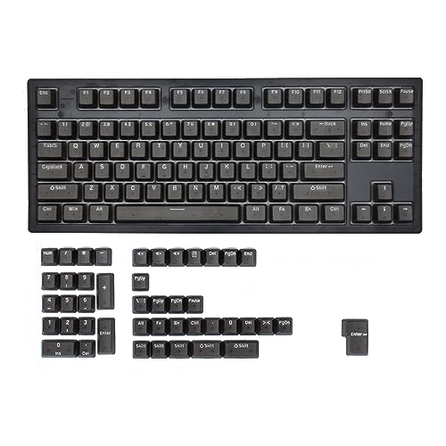 131 Tasten Double Shot Tastenkappen für mechanische Tastatur, OEM-Profil-Tastenkappen, DIYSublimation, Hintergrundbeleuchtung, transparent, mechanische Tastatur-Tastenkappen, Spieltastenkappen, von Oadnijuie