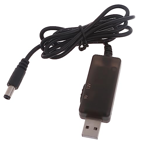 Oadnijuie USB Konverterkabel DC5V Auf 9V 12V USB Adapterkabel 5 5 X 2 1 Mm Anschluss Router Cat Lautsprecher von Oadnijuie