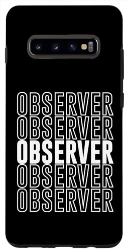 Hülle für Galaxy S10+ Beobachter von Observer Apparel