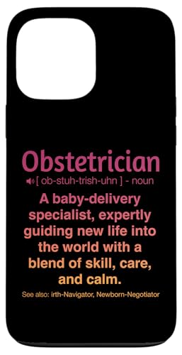 Hülle für iPhone 13 Pro Max Lustiger Geburtshelfer von Obstetrician Humor Apparel