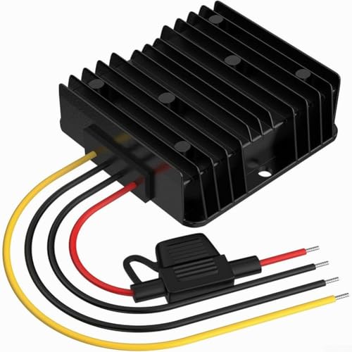 DC Konverter 24V auf 12V Step Down Converter, IP68 Wasserdicht 20A 240W Netzteil Konverter mit Sicherung, für Golfwagen Motor LKW Fahrzeug Solaranlage von Oceanlend