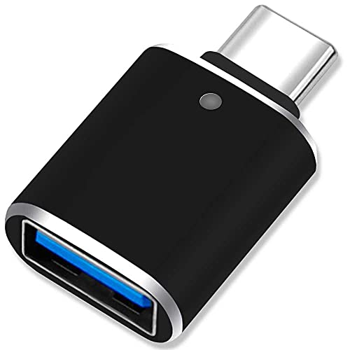 OcioDual USB C 3.0 OTG Adapter Schwarz GF2431 Datentransfer Konverter Data Sync Converter für Smartphones Handy Tablets Laptop von OcioDual