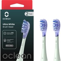 Oclean Bürstenkopf Ultra Weiß - Grün, 2er Pack von Oclean