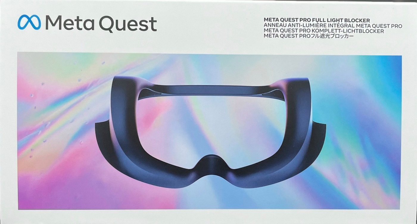 Oculus ORIGINAL Meta Quest PRO Lichtblocker VR Headset Full light blocker Virtual-Reality-Brille von Oculus