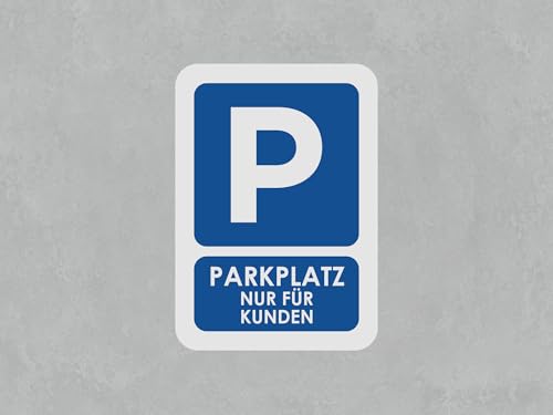 Parkschild, Größe 14,85x21cm, langlebig und kostengünstig (Vinyl, 3 Packen) von Oedim