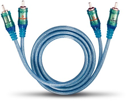 NF Set (2m) Cinchkabel eisblau von Oehlbach