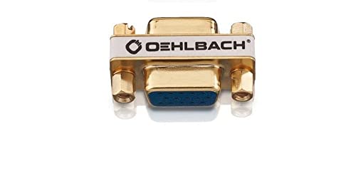 Oehlbach VGA ADP-2 VGA-Adapter, w/w Gold von OEHLBACH