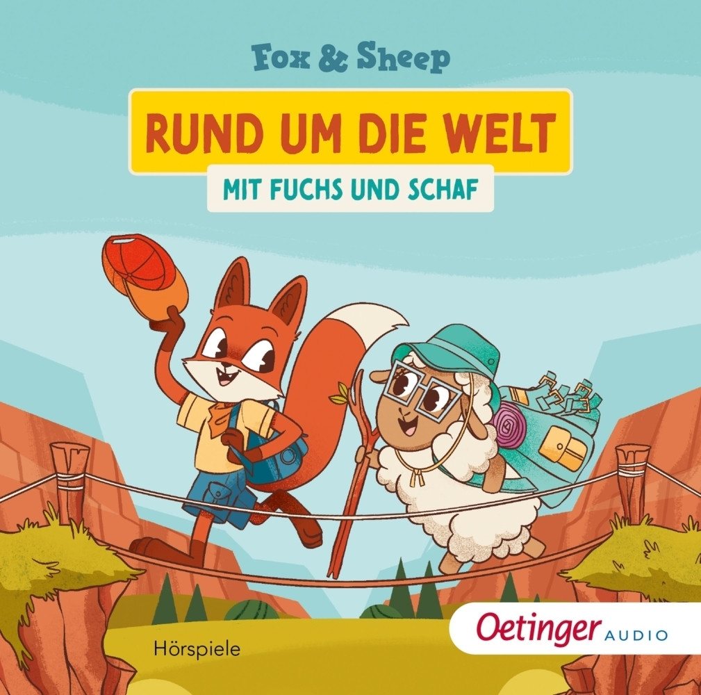 Oetinger Hörspiel Rund um die Welt mit Fuchs und Schaf, 1 Audio-CD von Oetinger