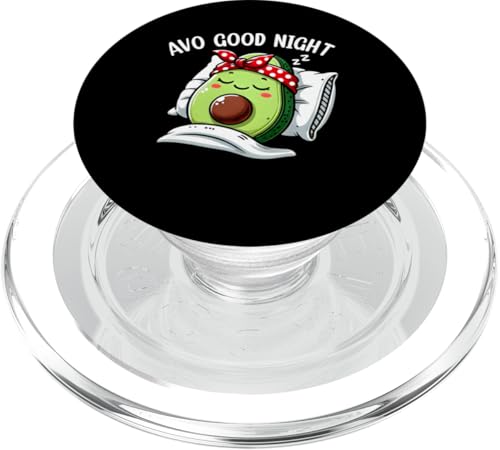 Avo Good Night Avocado Schlafshirt Offizielles Schlafshirt PopSockets PopGrip für MagSafe von Official Avocado Sleepshirt