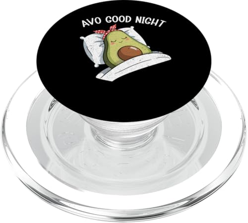 Avo Good Night Avocado Schlafshirt Offizielles Schlafshirt PopSockets PopGrip für MagSafe von Official Avocado Sleepshirt