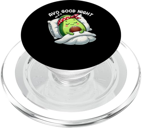 Avo Good Night Avocado Schlafshirt Offizielles Schlafshirt PopSockets PopGrip für MagSafe von Official Avocado Sleepshirt