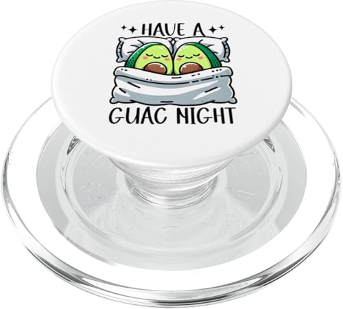 Have A Guac Night Avocado-Schlafshirt, offizieller Schlafanzug PopSockets PopGrip für MagSafe von Official Avocado Sleepshirt