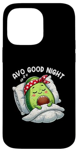 Hülle für iPhone 14 Pro Max Avo Good Night Avocado Schlafshirt Offizielles Schlafshirt von Official Avocado Sleepshirt