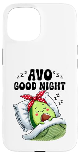 Hülle für iPhone 15 Avo Good Night Avocado Schlafshirt Offizielles Schlafshirt von Official Avocado Sleepshirt