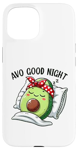 Hülle für iPhone 15 Avo Good Night Avocado Schlafshirt Offizielles Schlafshirt von Official Avocado Sleepshirt