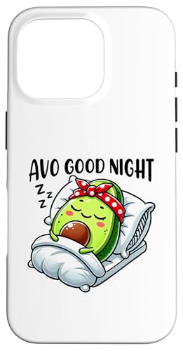 Hülle für iPhone 16 Pro Avo Good Night Avocado Schlafshirt Offizielles Schlafshirt von Official Avocado Sleepshirt