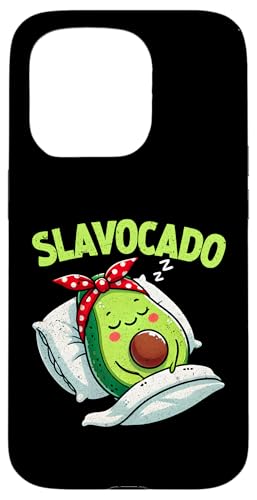 Hülle für iPhone 15 Pro Schlavocado Pyjama Offizielles Avocado Schlafshirt von Offizielles Avocado Schlafshirt