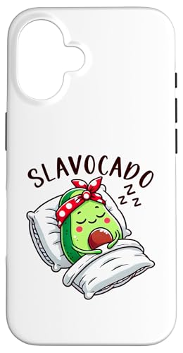 Hülle für iPhone 16 Schlavocado Pyjama Offizielles Avocado Schlafshirt von Offizielles Avocado Schlafshirt