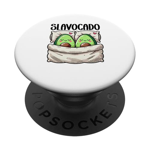 Schlavocado Pyjama Offizielles Avocado Schlafshirt PopSockets Klebender PopGrip von Offizielles Avocado Schlafshirt