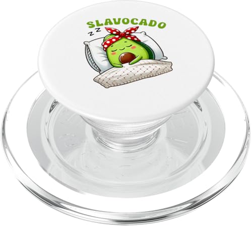 Schlavocado Pyjama Offizielles Avocado Schlafshirt PopSockets PopGrip für MagSafe von Offizielles Avocado Schlafshirt