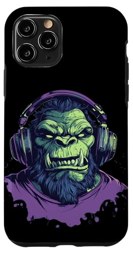 Oger mit Kopfhörern Kostüm für Jungen und Mädchen Hülle für iPhone 11 Pro von Ogre DJ