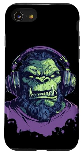 Oger mit Kopfhörern Kostüm für Jungen und Mädchen Hülle für iPhone SE (2020) / 7 / 8 von Ogre DJ